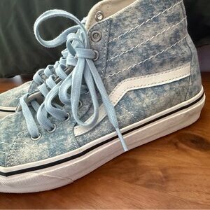 Vans Light Blue High-Top Sneakers